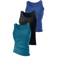 H.I.S. T-Shirt bleu / pétrole / noir
