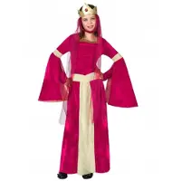 Atosa Costume De Reine Médiévale Pour Fille