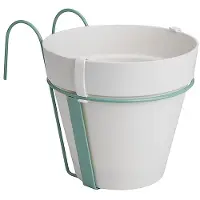 Elho Pot De Fleurs Balconnière Potholder Loft Urban - Blanc