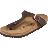 Birkenstock Mule 'Gizeh' brun foncé
