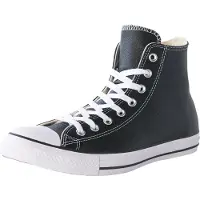 Converse Baskets hautes 'CHUCK TAYLOR ALL STAR LEATHER' noir / blanc chiné