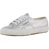 Superga Dames Faible Sneaker 2750 LAMEW S001820 couleur argent
