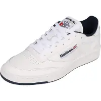 Reebok Baskets basses 'CLUB C 85' rouge / noir / blanc