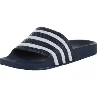 Adidas Mule 'Adilette' bleu marine / blanc