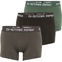 G-Star Boxers 'Classic' chocolat / olive / émeraude / blanc