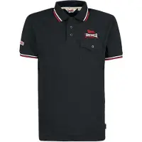Lonsdale Lynton Short Sleeve Polo Noir L Homme