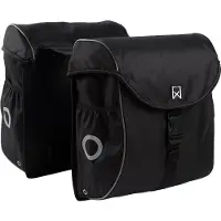 Willex Double Sacoche 300 Noir/Argent