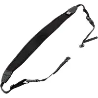 Caruba Camera Neckstrap - comfort + Quick release (black+red)