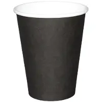 HorecaTraders Tasses à café recyclables noires (1000 pièces) | 3 formats