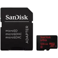 SanDisk MicroSDXC Ultra 128 Go 80 Mo / s Catégorie 10