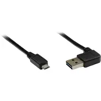 GOOD CONNECTIONS USB2.0 Kabel EASY A gew.-Micro B schw. 1m