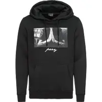 Mister tee Sweat-shirt 'Pray' gris / noir