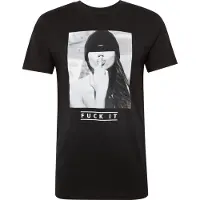 Mister tee T-Shirt 'F#?KIT' noir / blanc