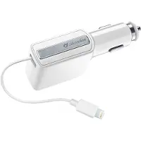 Cellularline Cellular Line Chargeur voiture enroulable, 10W/2A lightning