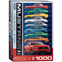 Eurographics Puzzle 50 ans de Ford Mustang 1000 pièces
