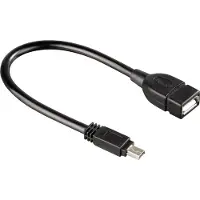 Hama Câble adaptateur USB mâle mini B - femelle A - 0,15m - 75039626