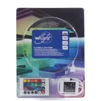 Velleman Kit Avec Bande Led Flexible, Contrôleur Et Alimentation - Rgb - 150 Leds - 5 M - 12 Vdc