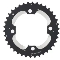 Shimano M785 38/24 Double Chainring Noir 38t