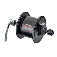 Shimano Dhc3000 Front Hub Argenté 36H / 100 mm
