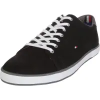 Tommy Hilfiger Baskets basses 'Harlow' noir / blanc