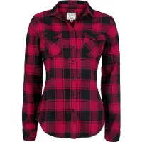 Brandit Chemisier 'Amy' rouge / noir