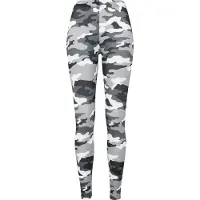 Urban Classics Leggings gris / noir / blanc