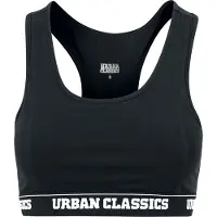 Urban Classics Soutien-gorge noir / blanc