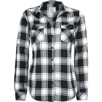 Brandit Chemisier 'Amy' noir / blanc