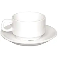 Olympia Tasses à expresso empilables Whiteware 8,5 cl (12 pièces)