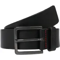 HUGO Ceinture en cuir italien avec passant à logo estampé