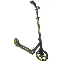 Globber muuwmi Aluminium Scooter Pro - trottinette, 215 mm, ABEC 7, pour enfants et adultes, GS-approuvé, réglable en hauteur, lime