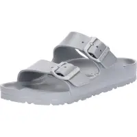 Birkenstock Sandales 'Arizona' gris argenté