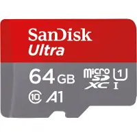 SanDisk Carte mémoire microSDXC Ultra 64 GB Class 10