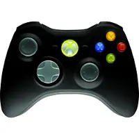 Microsoft Manette sans fil Xbox 360 Noire