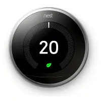 Google Thermostat Argent