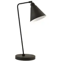 House Doctor Jeu lampe de table blanc en métal gris