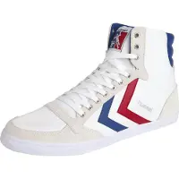 Hummel Chaussure de sport 'Slimmer Stadil' bleu roi / greige / rouge feu / blanc