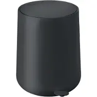 Zone Denmark ZONE Seau à pédale NOVA noir plastique avec soft-touch env. 5 L | ZO-352045