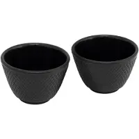 Bredemeijer Tasse à Thé Bredemeijer Jang Noir 100 ml (Lot de 2)