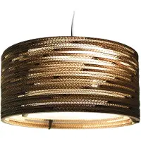 Graypants Lampe suspendue Drum 18 naturel