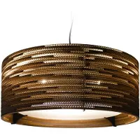 Graypants Lampe suspendue Drum 24 naturel