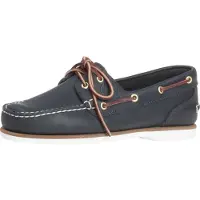 Timberland Women - Amherst 2-Eye boat shoes in medium blue full-grain - Number 37