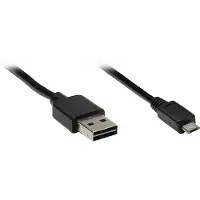 GOOD CONNECTIONS Bonnes connexions USB2.0 Kabel EASY A-Micro B schw. 2m