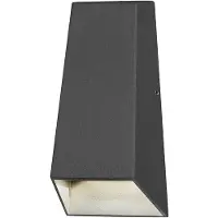 Konstsmide Imola High Power LED Applique murale à double faisceau lumineux - aluminium laqué anthracite, verre acrylique transparent ; 7911-370