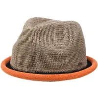 Chillouts Chapeaux 'Boston' cappuccino / orange