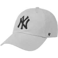 47 Brand 47 Clean Up Mlb New York Yankees Unisex Casquettes Gris Taille One Size Accessoires