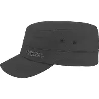 Kangol Casquette militaire unisexe en coton serg , style militaire, noir, taille S/M