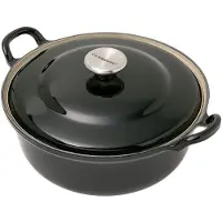 Le Creuset Faitout Cocotte 24 cm Noir Ébène