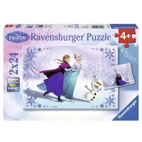 Ravensburger 2 x 24 pièces Kinder Puzzle Disney Frozen Sisters for Ever 09115