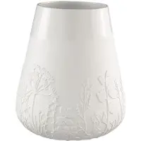 Räder - ZUHAUSE Poesie Vase - Fleur - Porcelaine hauteur 26 cm Ø 15cm, 16,5 x 11,5 x 20,5 cm, Blanc (1x)